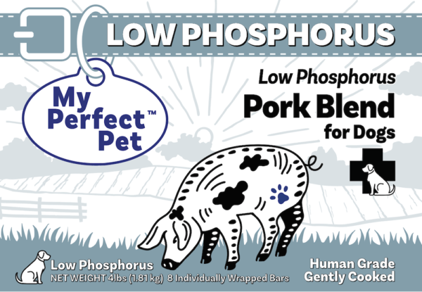 Low Phosphorus Pork Blend for Dogs, by My Perfect Pet