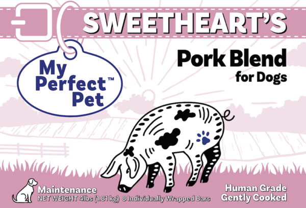 Sweetheart's Pork Blend for Dogs, by My Perfect Pet