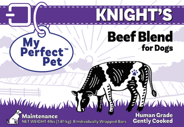 Knight's Beef Blend for Dogs, by My Perfect Pet